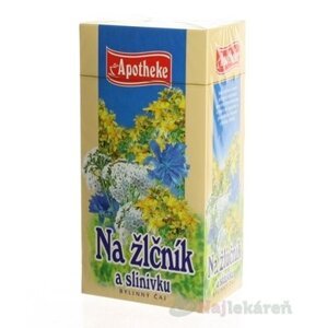 APOTHEKE BYLINNÝ ČAJ NA ŽLČNÍK A SLINIVKU, 20x1,5g