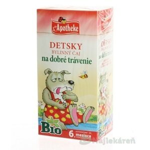 APOTHEKE BIO DETSKÝ BYLINNÝ ČAJ NA DOBRÉ TRÁVENIE 20x1,5 g