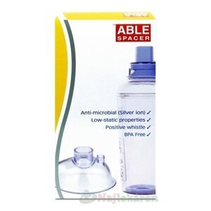 ABLE SPACER 2 + Medium Mask Nadstavec inhalačný 1 ks