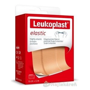 LEUKOPLAST ELASTIC pás 6cmx1m, 1ks