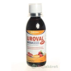 UROVAL MEGA BRUSNICA FORTE na močové cesty 200 ml