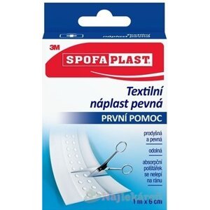 3M SPOFAPLAST č.254 Textilná náplasť pevná  6cmx1m, 1ks