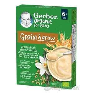 Gerber Organic Nemliečna KAŠA Vanilka