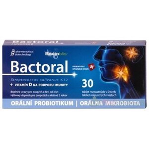 BACTORAL+vitamín D- orálne probiotikum, 30 žuvacích tbl