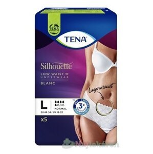 TENA Silhouette Normal Low Waist Blanc L, 5ks