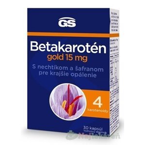 GS Betakarotén gold 15 mg s nechtíkom a šafranom 30 ks