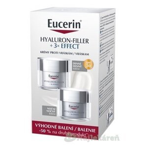 EUCERIN HYALURON-FILLER + 3× EFFECT SPF30 denný + nočný krém 2x50ml