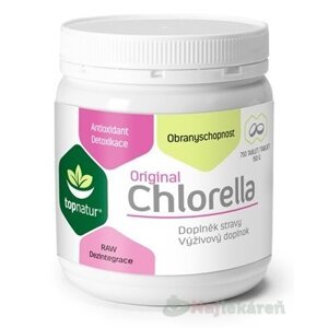 topnatur CHLORELLA Original výživový doplnok, 750ks