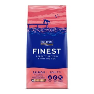 FISH4DOGS Granule malé pre dospelých psov Finest losos so zemiakmi 6kg, 1+