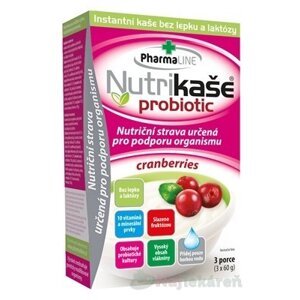 Nutrikaša probiotic - cranberries  3x60 g