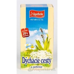 APOTHEKE bylinný čaj DÝCHACIE CESTY A POTENIE 20x1,5g