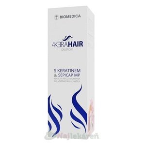 BIOMEDICA 4KERAHAIR Šampón s keratínom & Sepicap MP 210 ml