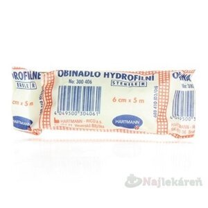 OVÍNADLO HYDROFILNÉ pletené, sterilné (6cmx5m) 10ks