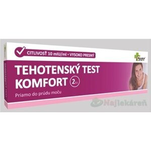 Slovakiapharm TEHOTENSKÝ TEST KOMFORT 2ks