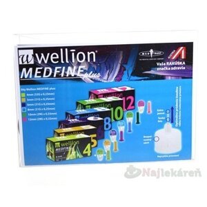 Wellion MEDFINE plus Penneedles 10mm ihla na aplikáciu inzulínu pomocou pera 100 ks