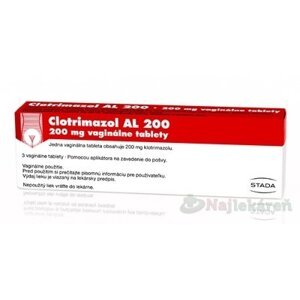 Clotrimazol AL 200 tbl vag 200 mg 1x3 ks