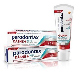 Parodontax ĎASNÁ + DYCH & CITLIVÉ ZUBY, zubná pasta 1x75 ml