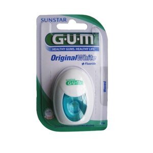 GUM Original White bieliaca nit 30 m