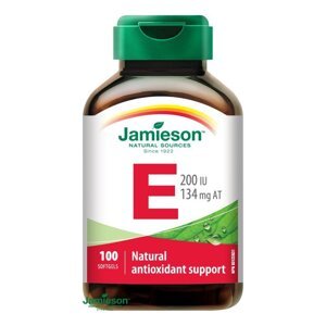 Jamieson Vitamín E 200 IU 100 kapsúl