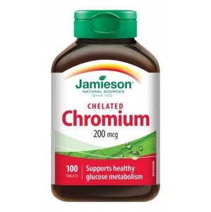 Jamieson Chróm 200mcg v chelátovej forme 100 tabliet