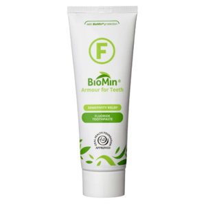 BioMin F zubná pasta pre citlivé zuby s fluoridmi, 75 ml