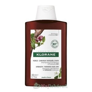 KLORANE Šampón s chinínom a bio plesnivcom alpským 200ml