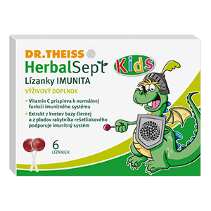 Dr.Theiss HerbalSept Kids IMUNITA 6 lízaniek