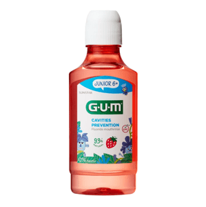 GUM Junior ústna voda pre deti s fluoridmi + CPC 0,07 %, 300 ml