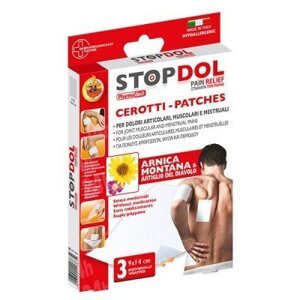 STOPDOL náplasti proti bolesti 9x14cm 3 ks