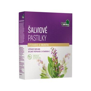 Šalviové pastilky dýchanie a imunita 20 pastiliek