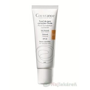 AVENE Couvrance Tekutý makeup SPF 20 prirodzený odtieň (2.0) 30ml