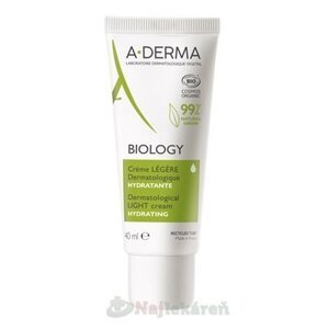 A-DERMA BIOLOGY ĽAHKÝ hydratačný krém 40ml