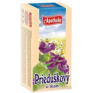 APOTHEKE ČAJ PRIEDUŠKOVÝ SO SLEZOM, 20x2g