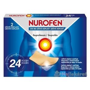 NUROFEN 200 mg liečivá náplasť 1x2 ks