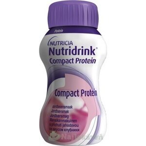 NUTRIDRINK COMPACT PROTEIN s jahodovou príchuťou 24x125 ml