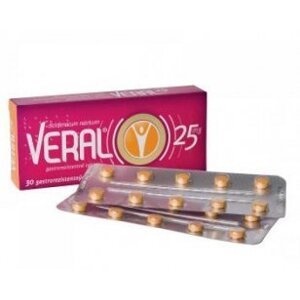 VERAL 25 mg na bolesť a zápal 30 tabliet