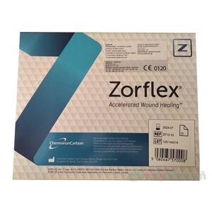 Zorflex krytie na rany s aktívnym uhlím 10x10 cm, 1x10 ks