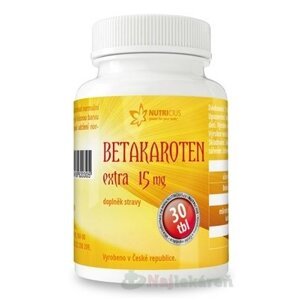 NUTRICIUS Betakarotén EXTRA 15 mg