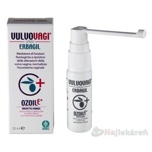 VULVOVAGI sprej na vaginálne zápaly, infekcie, 1x20 ml