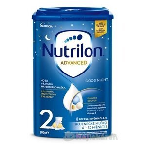 Nutrilon Advanced 2 Good Night (6-12 m), následná mliečna dojčenská výživa v prášku, 800g