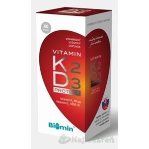 BIOMIN VITAMIN K2 + D3 PROTECT, 60 ks