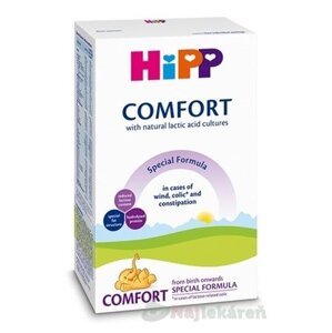 HiPP COMFORT pri nadúvaní a kolike, od narodenia, 300g