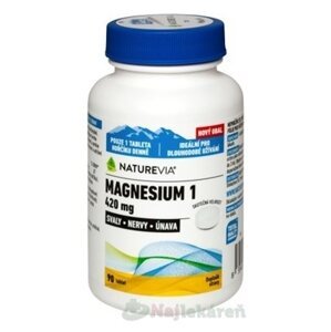 SWISS NATUREVIA MAGNESIUM 1 - 420 mg, 90 ks