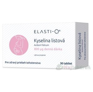 Elasti-Q KYSELINA LISTOVÁ 800 μg 30 ks