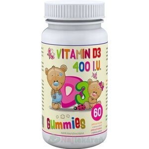 VITAMIN D3 400 I.U. Gummies - Clinical, gumové želé, 60 ks