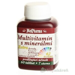 MedPharma MULTIVITAMIN S MINERÁL. EXTRA 42 ZLOŽIEK 60+7 tabliet zadarmo