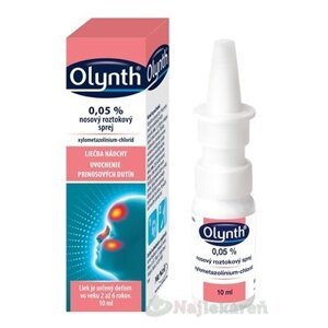 Olynth 0,05 % na upchatý nos a nádchu 10 ml