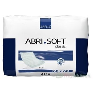 ABENA ABRI SOFT 60x60cm podložka absorpčná, savosť 1300 ml, 25ks