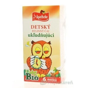 APOTHEKE BIO DETSKÝ BYLINNÝ ČAJ UKĽUDŇUJÚCI, 20x1,5 g