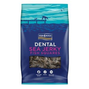 FISH4DOGS Dentálne maškrty pre psov morská ryba - štvorčeky 575g